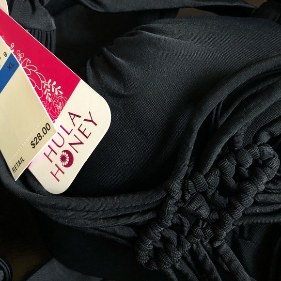 NWT Hula Honey Macramé Criss Cross Bikini Top XL - Picture 5 of 7